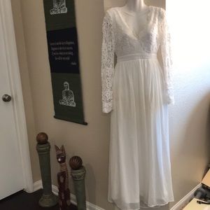 Lulus awaken my love white lace dress